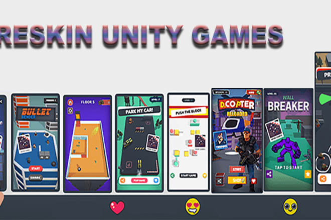 I will reskin unity game scenes