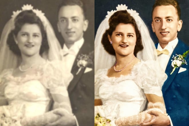 I will restore old photos and colorize old photos in 24 hours