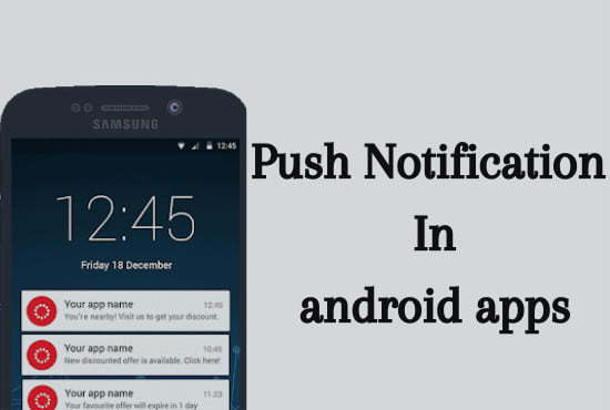 I will setup push notification in your android app