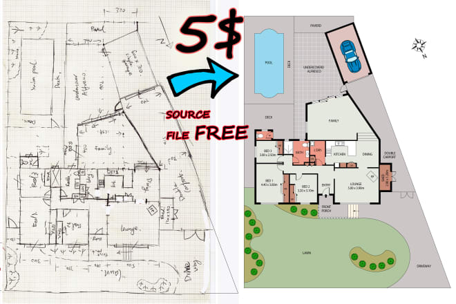 I will specialize in drafting real estate floor plan,site plan,house plan