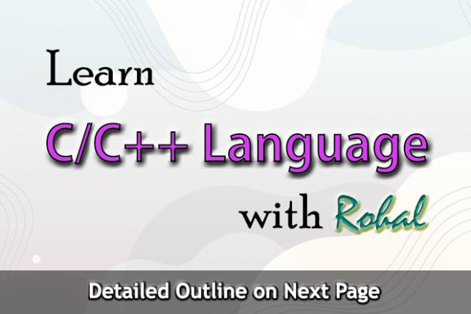 I will teach you c language from basic level