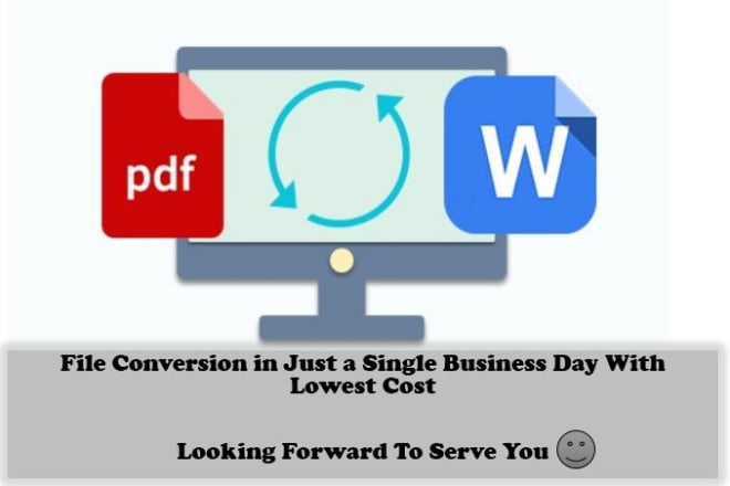 I will transcribe text from PDF or image to word in just 24 hours