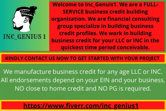 I will transfer 10 to 40 years aged corp to get funding business credit