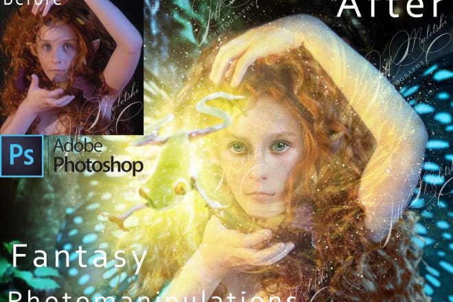 I will transform your photo into a fantasy portrait