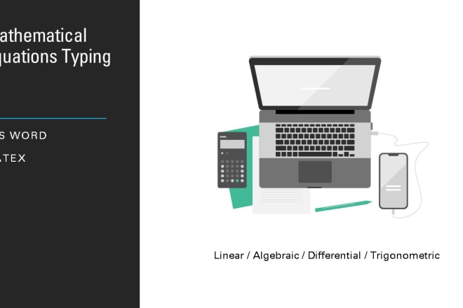I will type math equations using latex msword