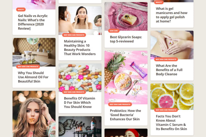 I will upload content, articles, blogs and products on wordpress