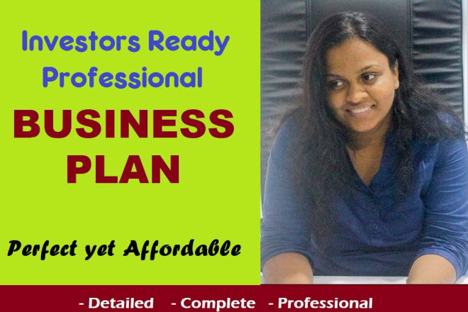 I will write a complete professional business plan, business proposal