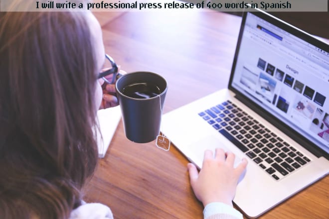 I will write a professional press release in spanish