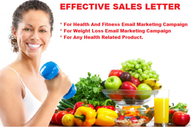 I will write effective and engaging weight loss sales letter for your email campaign