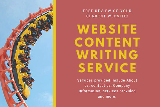 I will write or rewrite excellent website content for you