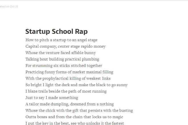 I will write you a royalty free rap verse