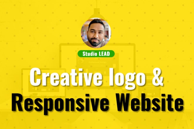 Our studio will design logo, build responsive wordpress website design