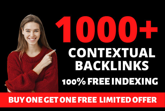 I will 1000 high quality contextual SEO dofollow backlinks services