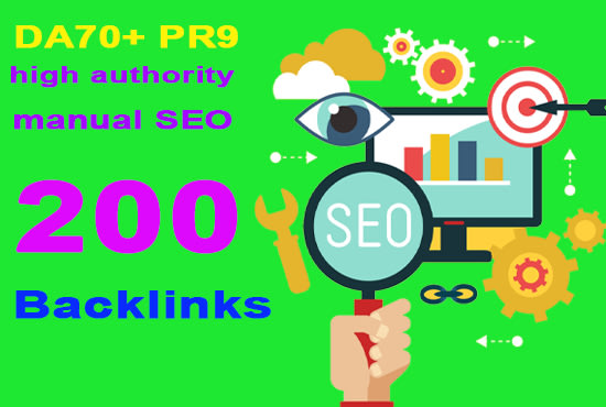 I will 200 usa pr9 with high authority seo backlinks