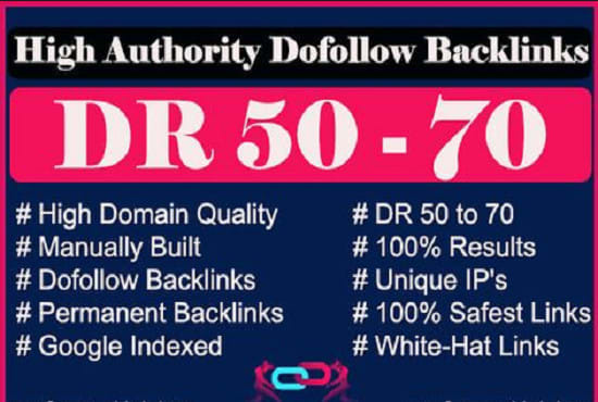 I will 30 dofollow anchor text white hat SEO backlinks link building