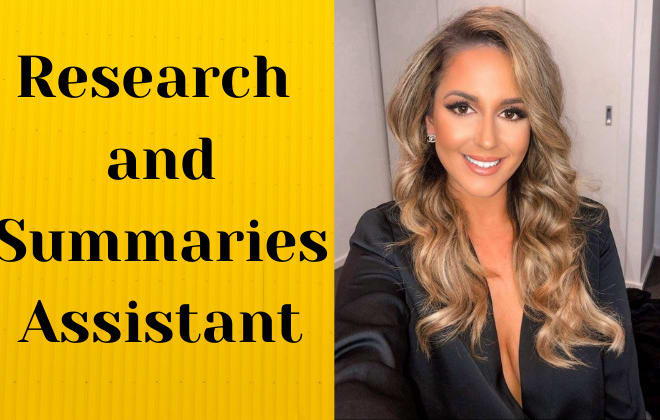 I will assist with urgent research, summaries, articles