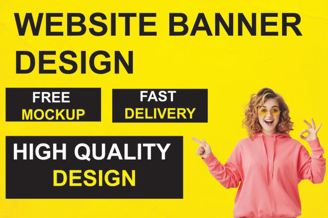 I will awesome website header great website header web banner website banner website