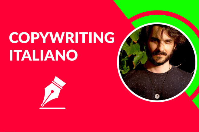 I will be your italian copywriter and content creator