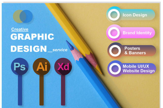 I will be your professional graphic designer