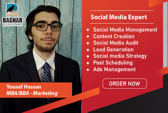 I will be your social media manager