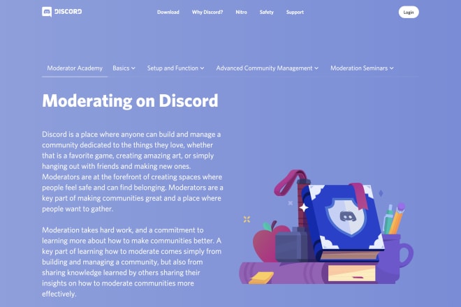 I will become your discord moderator