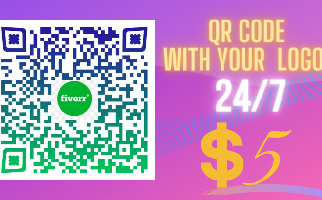I will best attractive qr code generator, maker, designer with logo
