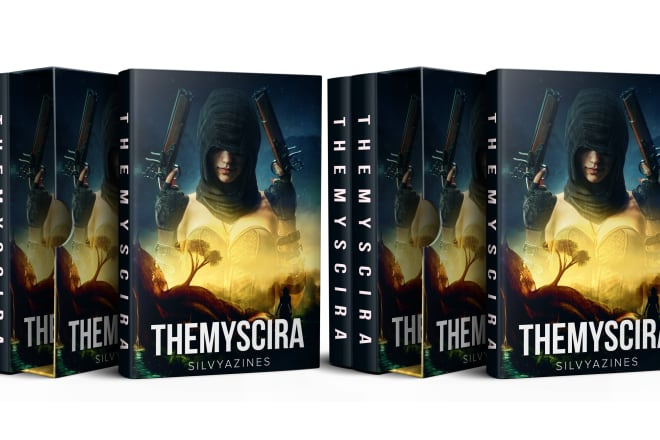 I will book cover, ebook cover or kindle with 3d mockup
