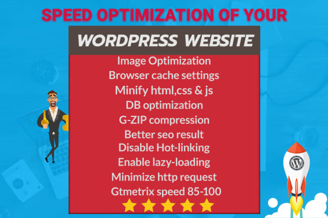 I will boost wordpress page speed,optimize images,optimize woocommerce