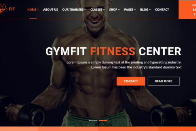 I will build a fitness website for personal trainers