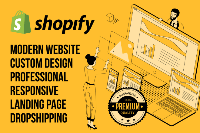 I will build a kickass website and dropshipping shopify store
