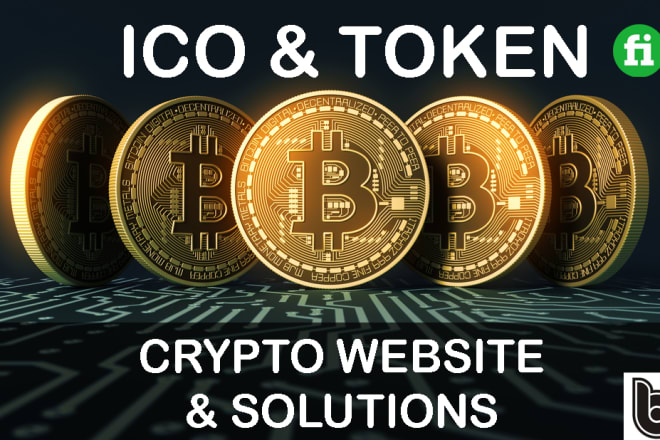 I will build an ico, erc20, token, forex, cryptocurrency exchange, website for you