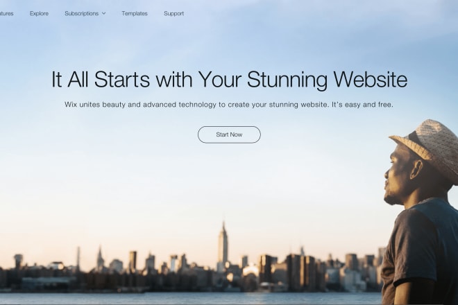 I will build attractiveand elegant wix website