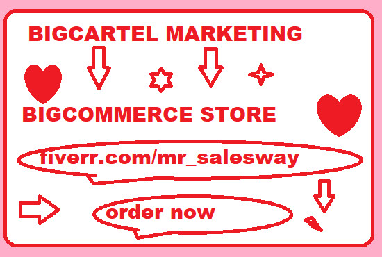 I will build big cartel big cartel store big ecommerce website and shopify store