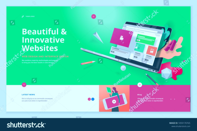I will build responsive wordpress website design and blog