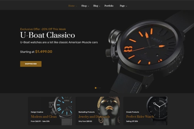 I will build wordpress, wix and shopify online stores
