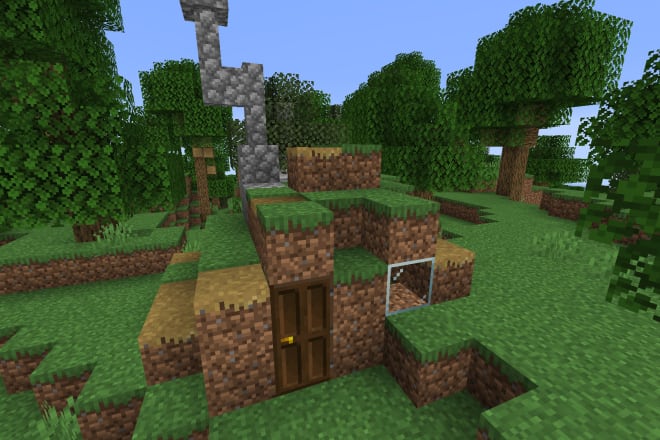 I will build you a minecraft dirt house