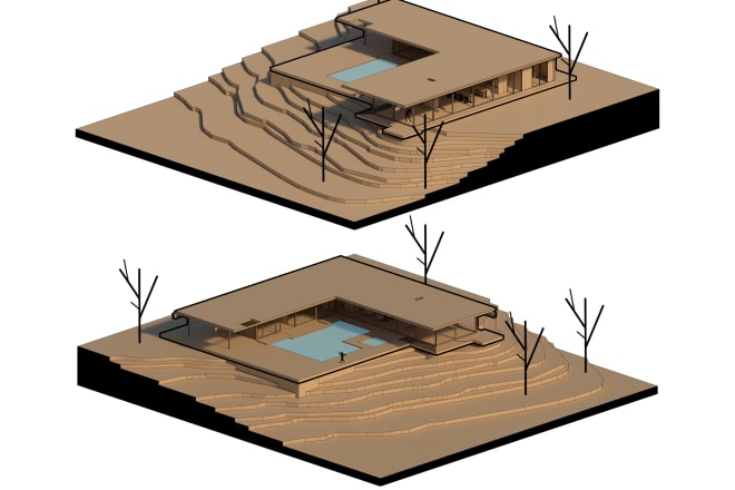 I will clay or maquette render your architecture project