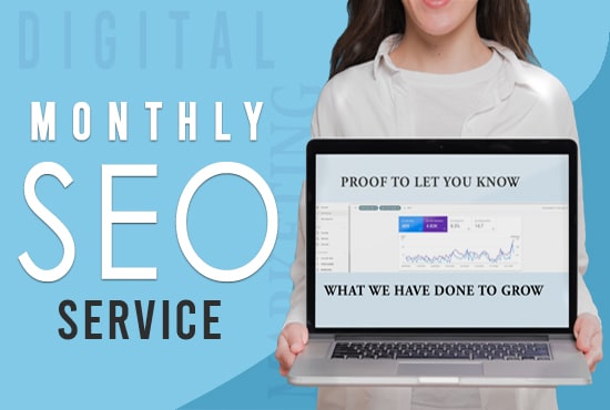 I will complete monthly SEO service