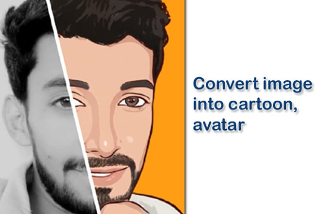 I will convert image, photo into cartoon avatar