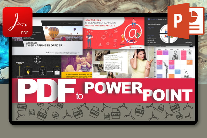 I will convert pdf to ppt