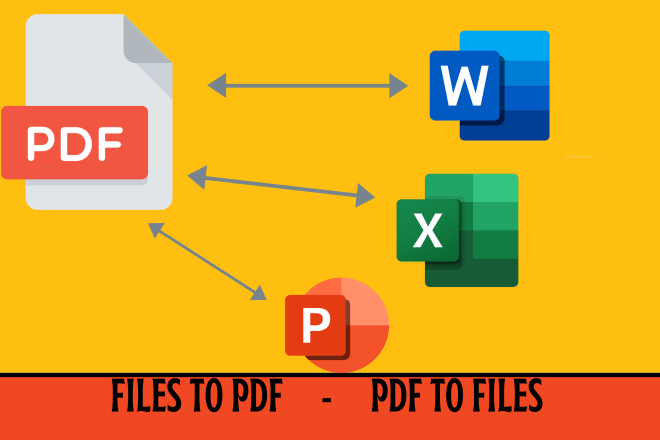 I will convert PDF to word excel or powerpoint or vice versa