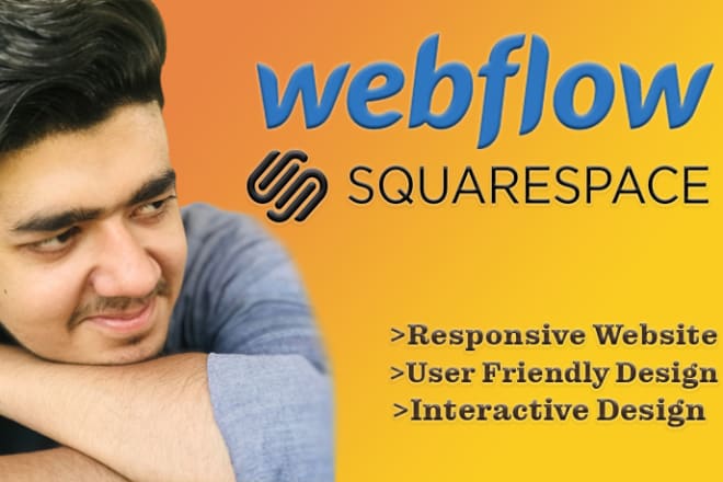 I will convert your design into responsive webflow or squarespace website