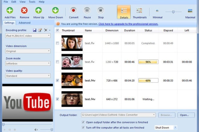 I will convert youtube videos to mp3,3gp,avi