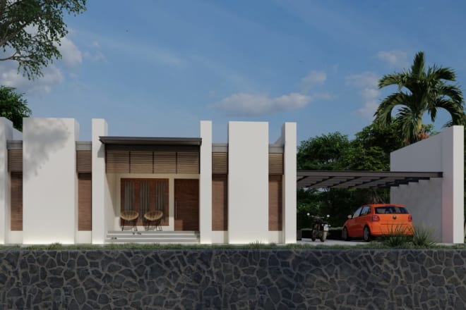 I will create 2d,3d model and render images architecture project