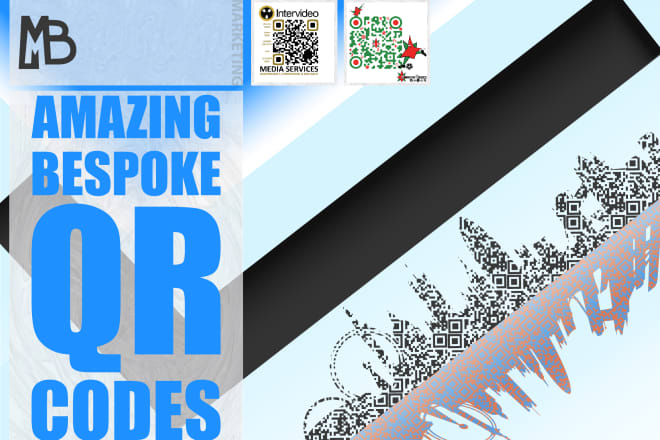 I will create a beautiful bespoke qr code