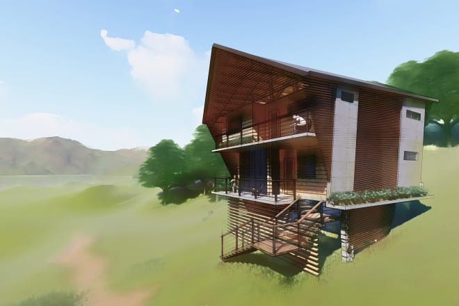 I will create a conceptual design of your dream house
