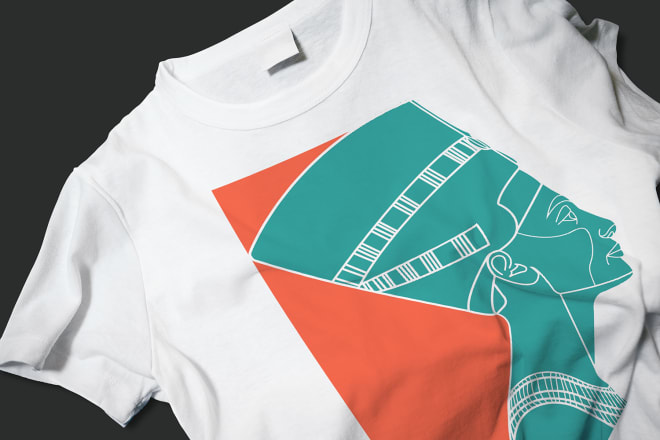 I will create a custom three illustrated t shirt design