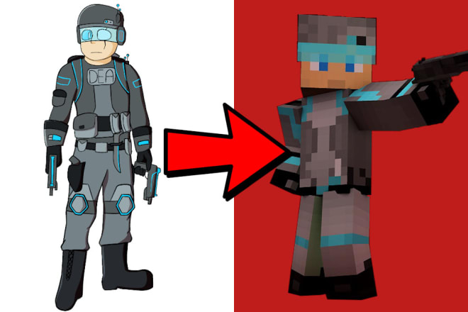 I will create a minecraft skin for you