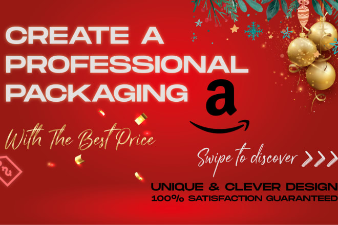 I will create a professional packaging design for your brand