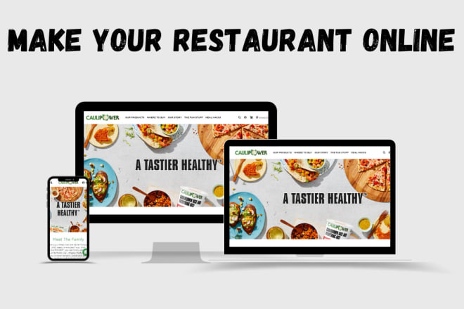 I will create a restaurant website with online ordering system